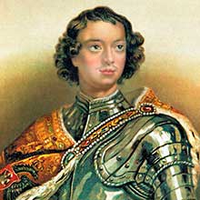 Pedro I joven - retrato