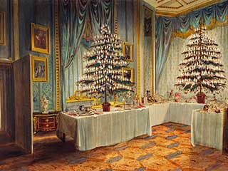 Arbol de navidad en el palacio