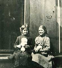 Las hijas de Grigori Rasputin Varvara y Matrena