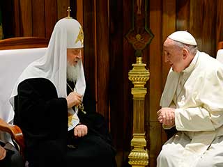 Papa Francisco y Patriarca Kirill
