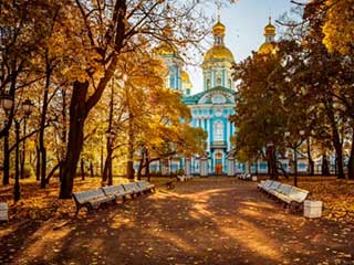 Otoño dorado en San Petersburgo