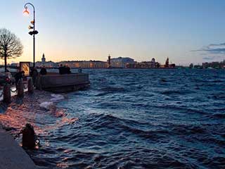Inundación en San Petersburgo