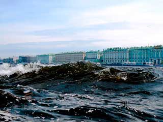 Inundación en San Petersburgo