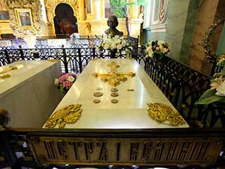 La tumba del zar Pedro el Grande
